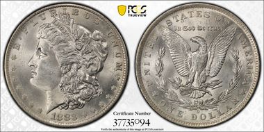 1883-O $1 MS64