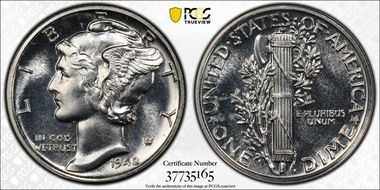 1942 10C PR66