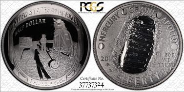 2019-S 50C Apollo 11 50th Anniversary Set First Strike - Half Dollar Set AMF PR69DCAM