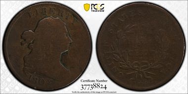 1802/0 1/2C C-1 Reverse of 1800 G6BN