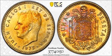 1975 (79) Peseta MS64