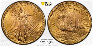 1927 $20 MS64
