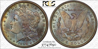 1896 $1 MS65