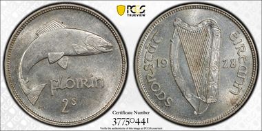 1928 Florin MS62