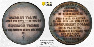 1900 Bryan$ HK-783 Silver Gorham Mfg. Co. MS62