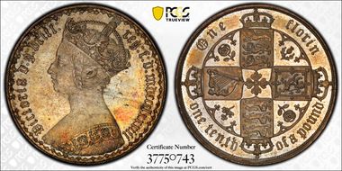 1883 Florin S-3900 MS64