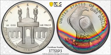 1984-S $1 Olympic PR69DCAM