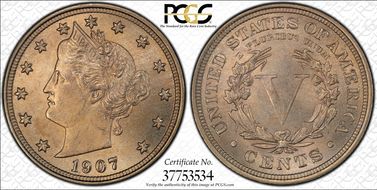 1907 5C MS65