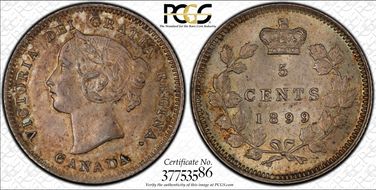 1899 5C AU58
