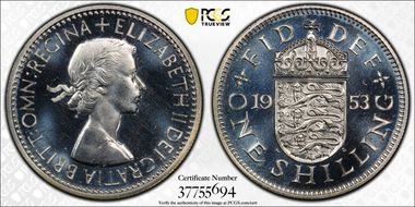 1953 Shil S-4139 English Rev PR66CAM