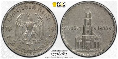 1934-D 2 Mk Potsdam J-355 N1