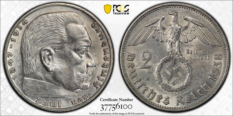 Cert 37756100 - Coin Image