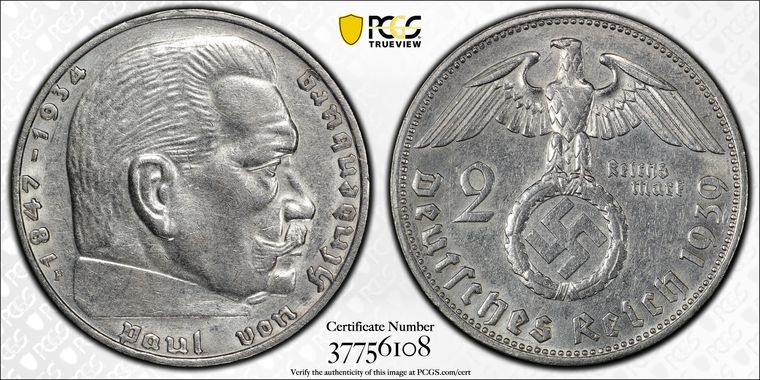 Cert 37756108 - Coin Image