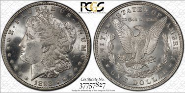 1893 $1 MS64+