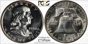 1950 50C PR65