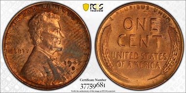 1942-S 1C MS63RB