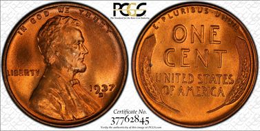 1937-D 1C MS67RD