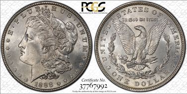 1888 $1 MS67