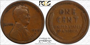 1909-S/S 1C S/Horizontal S VG10BN