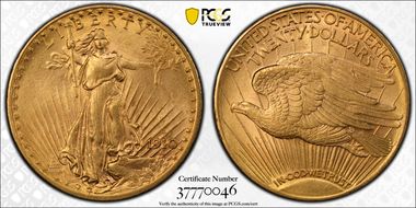 1910-D $20 MS64