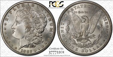 1882-CC $1 MS66+