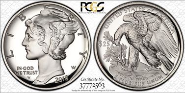 2018-W $25 Palladium  First Strike PR69DCAM