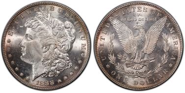 1888 $1 MS64