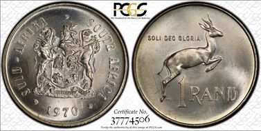 1970 Rand Silver MS64