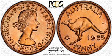 1955 Y. (p) 1D PR63RD