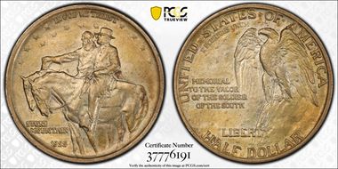 1925 50C Stone Mountain MS63