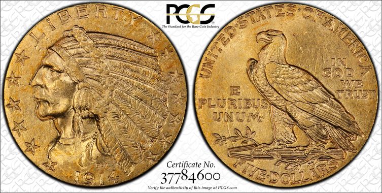 Cert 37784600 - Coin Image