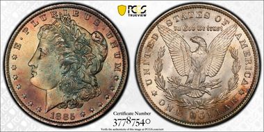 1885-O $1 MS64