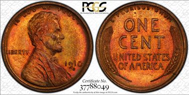 1910-S 1C MS66RB