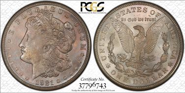 1921-S $1 MS65