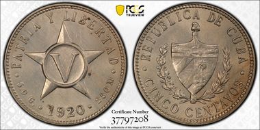 1920 5C KM-11.1 Period after G MS64