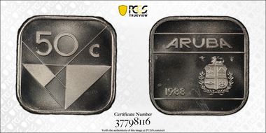 1988 50C MS66