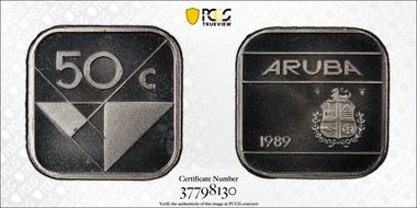 1989 50C MS68