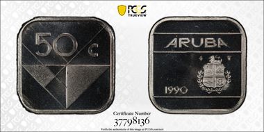 1990 50C MS65