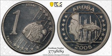 2005 P€ 0.01 KM-Pn1a INA Essai  Fantasy Ag SP67