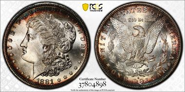 1881-S $1 MS66+