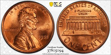 1988 1C Flared G, FS-901 MS67RD