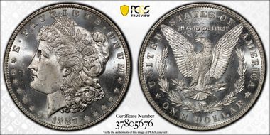 1887/6 $1 MS65
