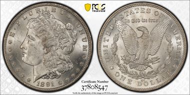 1891-CC $1 MS63