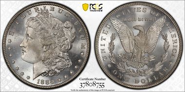 1884 $1 MS65+