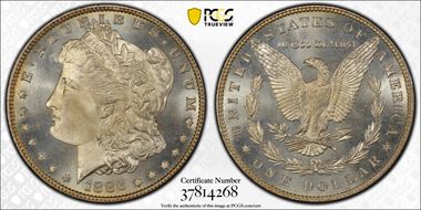 1886 $1 MS67+ PL