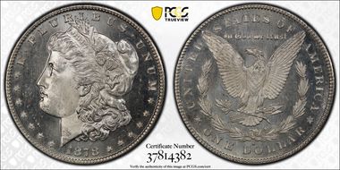 1878-S $1 MS66+ PL