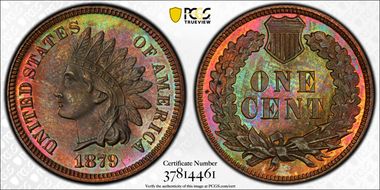 1879 1C MS63RB