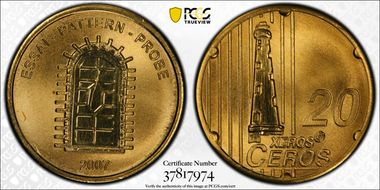 2007 € 0.20 XEROS Fantasy MS66