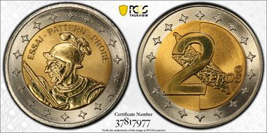 2007 € 2 XEROS Fantasy MS68