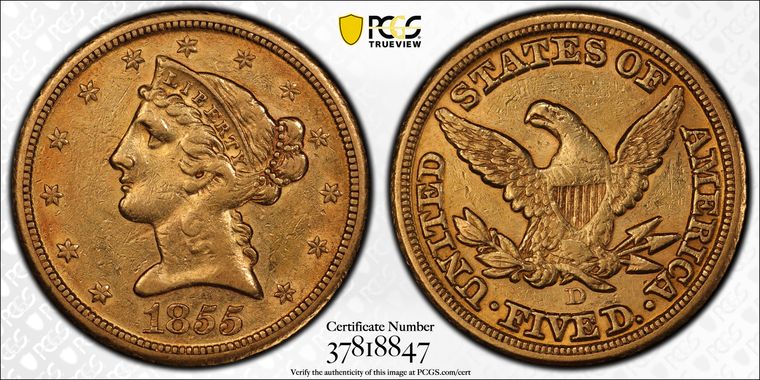 Cert 37818847 - Coin Image